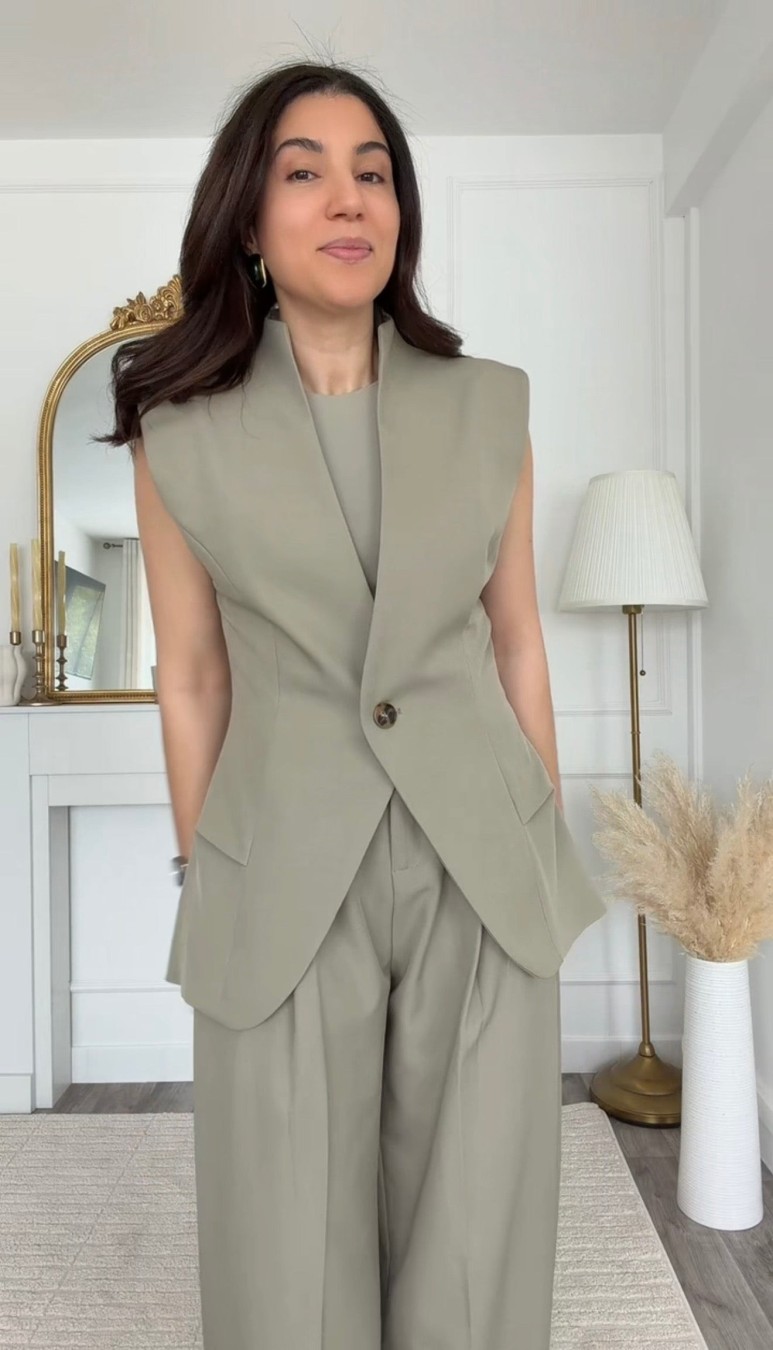 Blazer Gilet tilleul BE ICONIIC